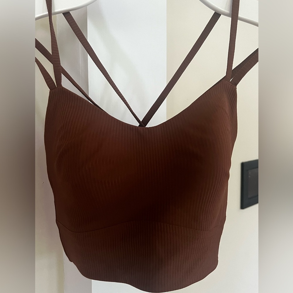 Lulu Lemon Ribbed Like A Cloud Sports Bra